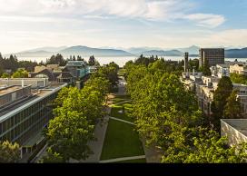 Aerial photo of UBC Vancouver