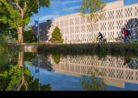 Walking and biking on UBCV campus