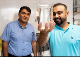 Researchers in UBCO’s School of Engineering Rehan Sadiq and Haroon Mian have developed a new method for testing drinking.
