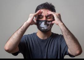 Man having headache