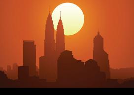 City silhouette
