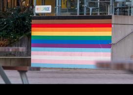 UBC's Pride wall