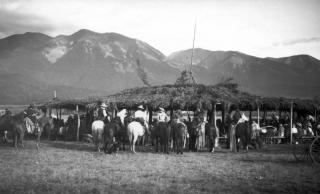 Archival image of Jocko Valley in Arlee, Montana