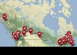 Sound map features different varieties of French across Canada