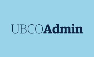 UBCO Admin News