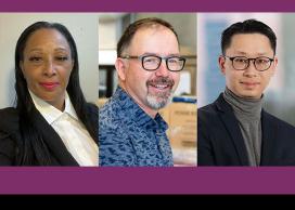 Trevor Moss, Dr. Eric Li and Dhorea Ramanula