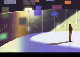 Illustration of person in a room